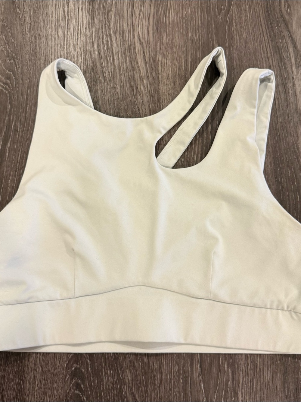 Fabletics off white Sports Bra